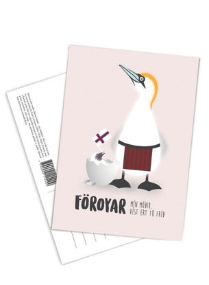 Billede af FJORD Postkort - Føroyar mín móðir