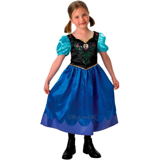 Billede af Disney Frozen Anna kjóli (104, 3-4 ár)