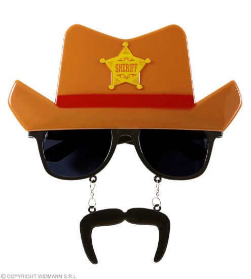 Billede af Cowboybrillur við yvirskeggi