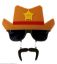 Billede af Cowboybrillur við yvirskeggi