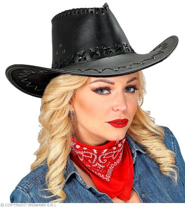 Billede af Svartur Cowboyhattur