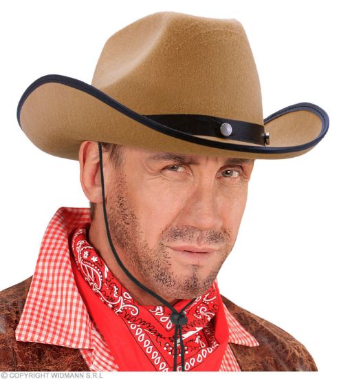 Billede af Cowboy Hattur Beige