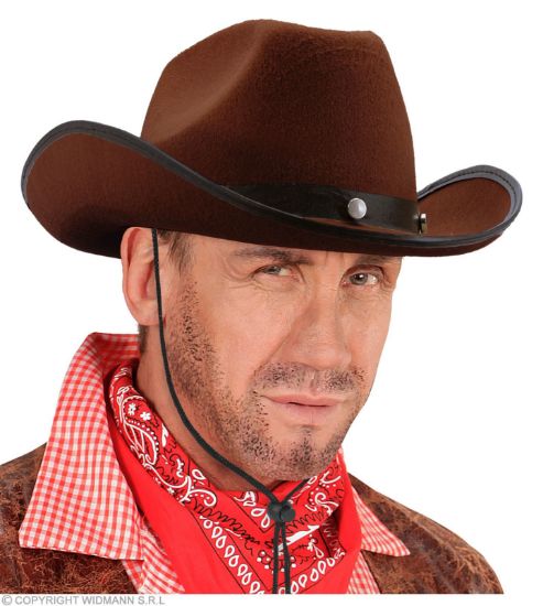 Billede af Cowboy Hattur Brúnur