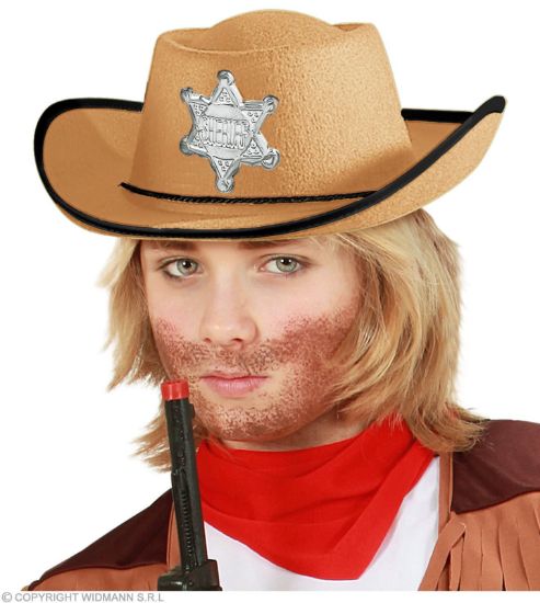 Billede af Cowboy Hattur Ljósabrúnur