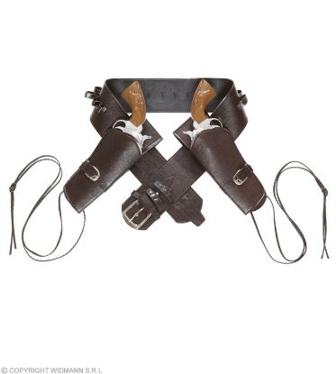 Billede af Cowboy Revolvara Belti Brúnt