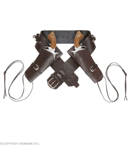 Billede af Cowboy Revolvara Belti Brúnt