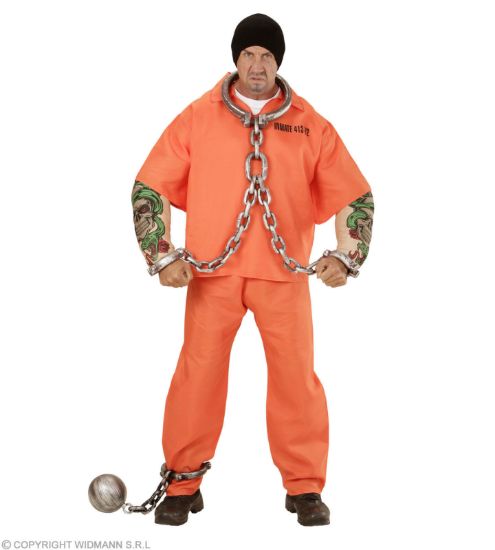 Billede af Tatoveraður fangi Skjúrta ermar buksur (Vaksin XL)