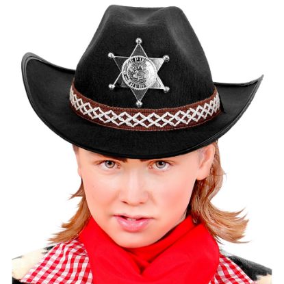 Billede af Cowboy Hattur við Stjørnu Svartur