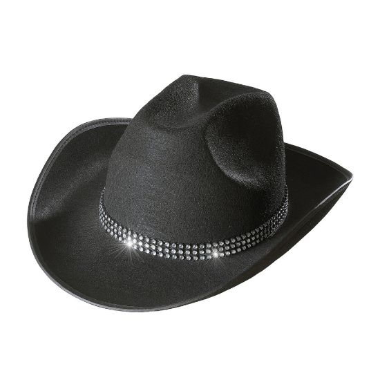 Billede af Cowboy Hattur við Glitrandi Prikkum