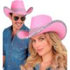 Billede af Pink Party Cowgirl hattur