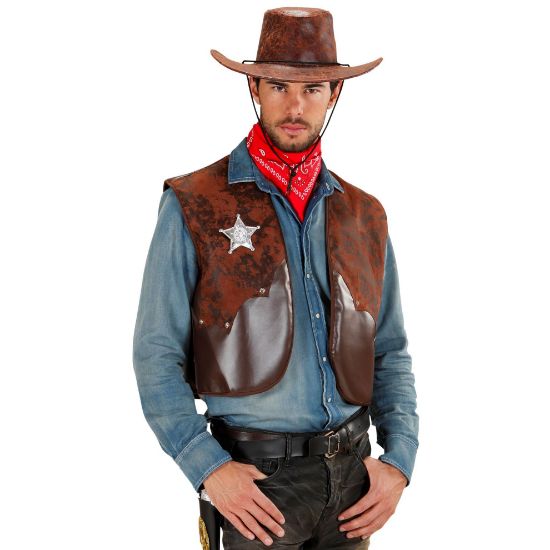 Billede af Cowboy Vestur (Vaksin M/L)
