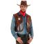 Billede af Cowboy Vestur (Vaksin M/L)
