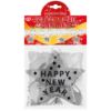 Billede af Happy New Year garland silvur 3m