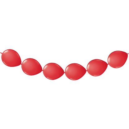 Billede af Link-Ballónir 25cm Reyðar 3m 8 stk