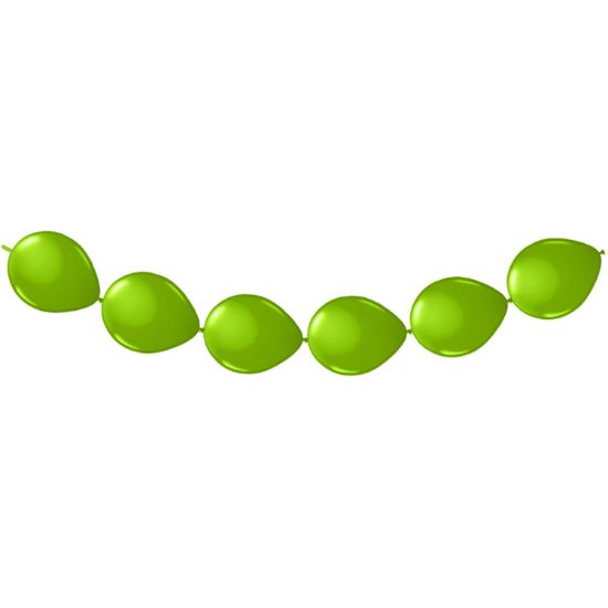 Billede af Link-Ballónir 25cm Grønar 3m 8 stk