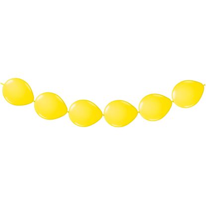 Billede af Link-Ballónir 25cm Gular 3m 8 stk