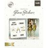 Billede af Glass Decoration Stickers Happy New Year