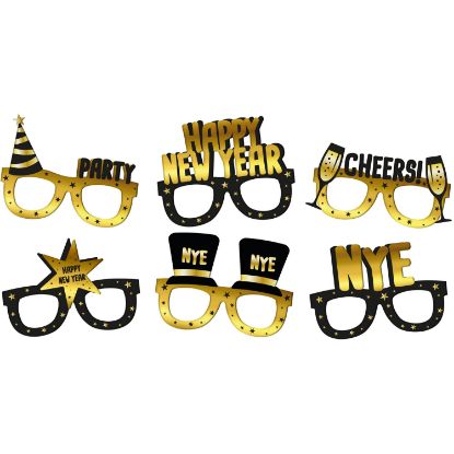 Billede af Paper Glasses Happy New Year 6 stk