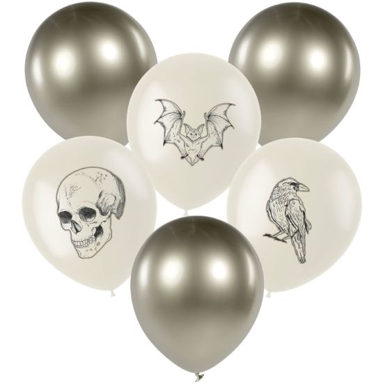 Billede af Ballónir Halloween 33cm 6 stk
