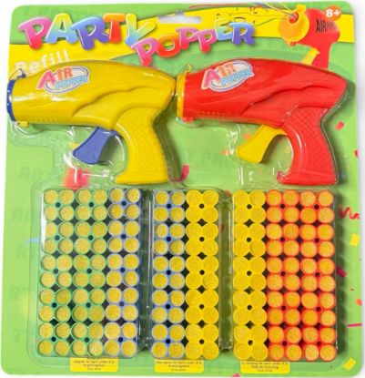 Billede af 120 Konfetti 2 stk. Pistólar v/160 Patrónum