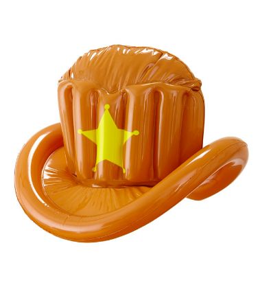 Billede af Uppblásiligur Kovboy Hattur