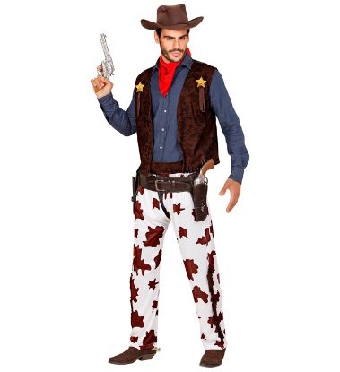 Billede af Cowboyari Vestur buksur hattur bandana (Vaksin M)