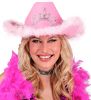 Billede af Party Cowboy Hattur við Tiara Pink