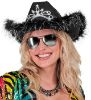 Billede af Party Cowboy Hattur við Tiara Svartur