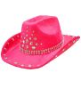 Billede af Cowboy Hattur við Diamantum Pink