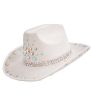 Billede af Cowboy Hattur við Diamantum Hvítur