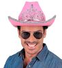 Billede af Cowboy Hattur við Tiara Hvítur