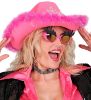 Billede af Cowboy Hattur við Tiara Pink