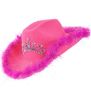 Billede af Cowboy Hattur við Tiara Pink