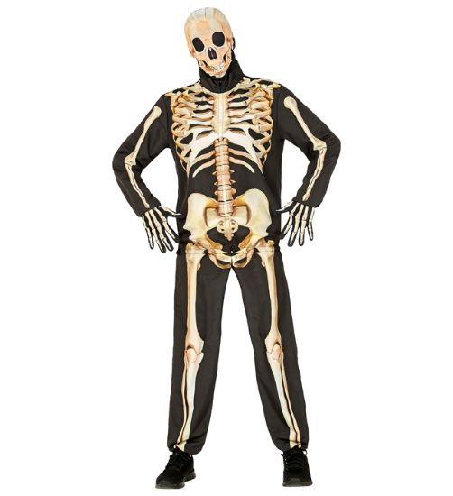 Billede af Beinagrind (Fast Costume) jakki,maska.. (Vaksin M)