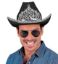 Billede af Cowgirl Party Hattur við Tiara Svartur