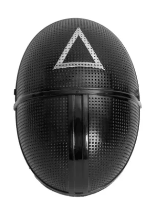 Billede af Squid Game Guard Kids Mask Triangle