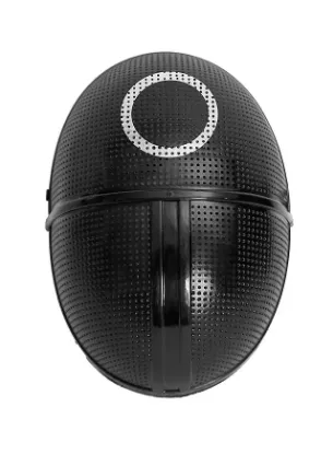 Billede af Squid Game Guard Kids Mask Circle