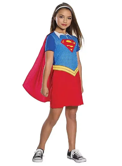 Billede af DC Superhero Girls Supergirl (128cm / 5-7 ár)