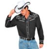 Billede af Cowboy Skjúrta Svørt L/XL