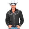 Billede af Cowboy Skjúrta Svørt L/XL