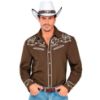 Billede af Cowboy Skjúrta Brún L/XL