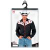 Billede af Cowboy Skjúrta Svørt og Hvít L/XL