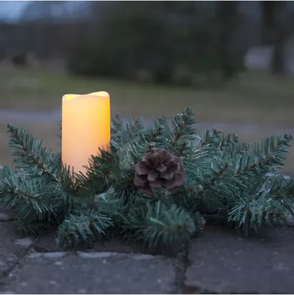 Billede af LED Blokkljós V./Grann 33x12 cm