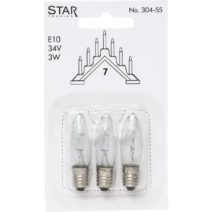 Billede af Perur, LED, Kunnu dempast, 3 stk