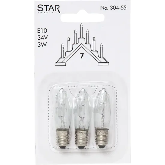Billede af Perur, LED, Kunnu dempast, 3 stk