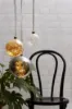 Billede af Glaskúla v./ljósið, Amber, LED, 15 cm
