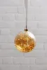 Billede af Glaskúla v./ljósið, Amber, LED, 15 cm