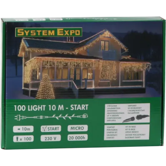 Billede af System Expo Ljósketa, Start, 100 ljós, 10 mtr