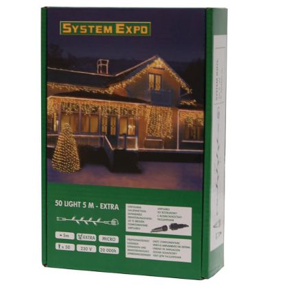 Billede af System Expo Ljósketa, Extra, 50 ljós, 5 mtr