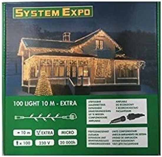 Billede af System Expo Ljósketa, Extra, 100 ljós, 10 mtr